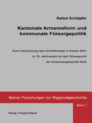 cover image of Kantonale Armenreform und kommunale Fürsorgepolitik